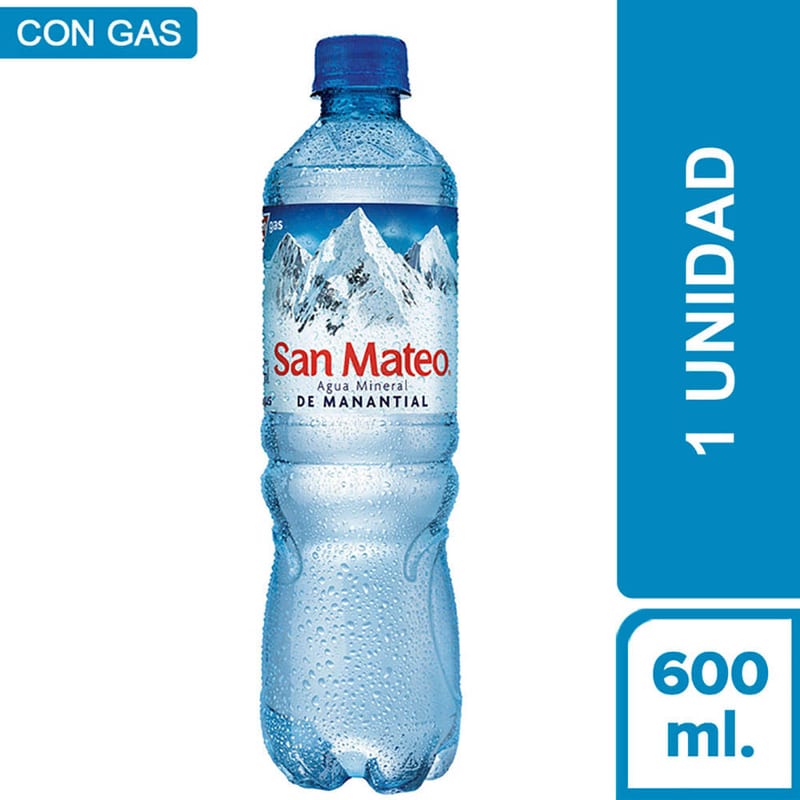 Agua Mineral con Gas 625 ml