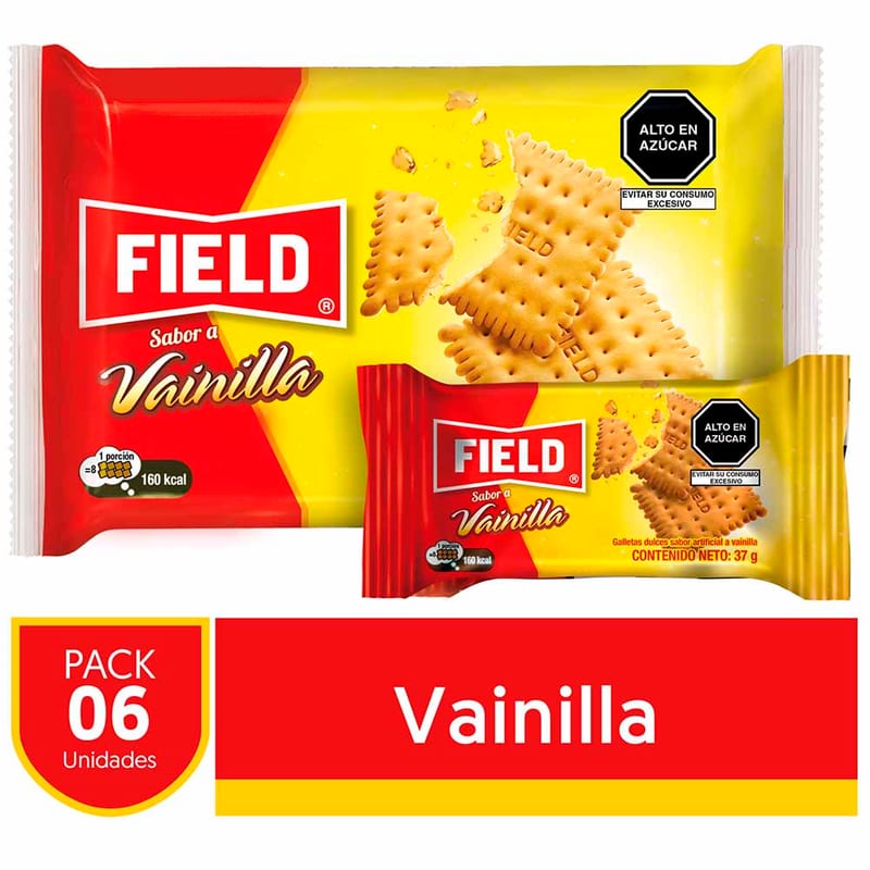Galleta de Vainilla paquete x6